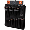 Tool Apron Storage Module, S-Hook, Gray/Black/Orange, Polyester, 13 Pockets