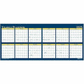 Yearly Wall Planner,Reversible,60x26 In.
