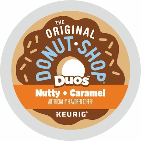 Coffee, Nutty Plus Caramel, Pod, Caffeinated, Ground, 8.16 oz, 24 PK