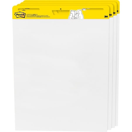 Easel Pad, Plan, 30 In., White, PK4