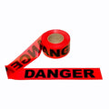 Barricade Tape, 2.0 Mil, Red, PK12
