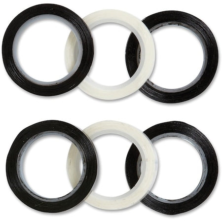 Artist Tape, 6 Black and White Artist's Tape Rolls