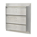 Manual Damper, Aluminum, Square
