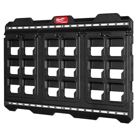 PACKOUT Large Wall Plate, 30.75 in W x 20 in H x 1.2 in D, Polypropylene, Black