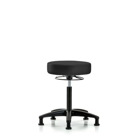 Rutledge Vin Stool without Back-Med Bench Height with Stat Glides in Charcoal Trailblazer Vin