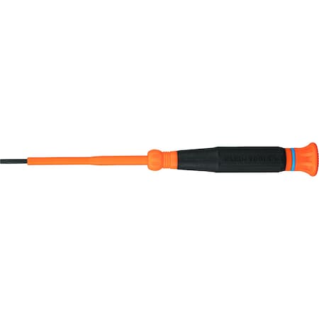 Insulated Screwdriver, Slotted 3/32-Inch