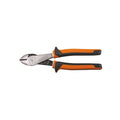 8 1/4 in Diagonal Cutting Plier Standard Cut Oval Nose Insulated