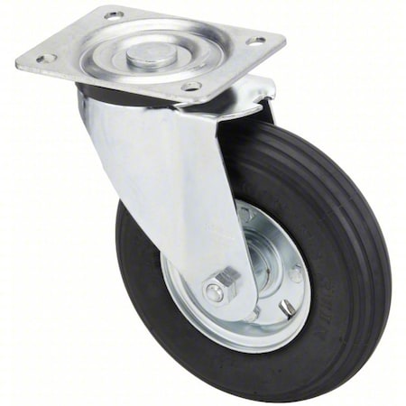 Pneumatic Caster, 165 lb. Load, Swivel