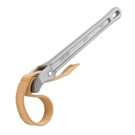 Strap Wrench, Almnm, 11-3/4" Hndl, 17" Strp