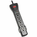 Power Strip, Surge, 5-15R, 5-15P, 7 ft., Black