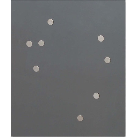 Magnets, Silver, Round, PK50