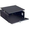 DVR lock box with lock and fan