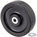 Caster Wheel, 10"dia, 2,500 lb, Black