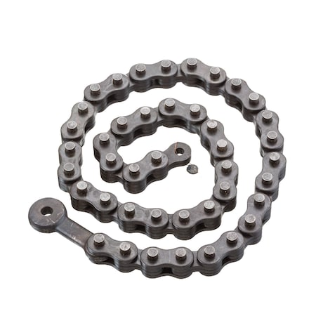 Chain, Knurled For Jaw Texture, Steel Jaw