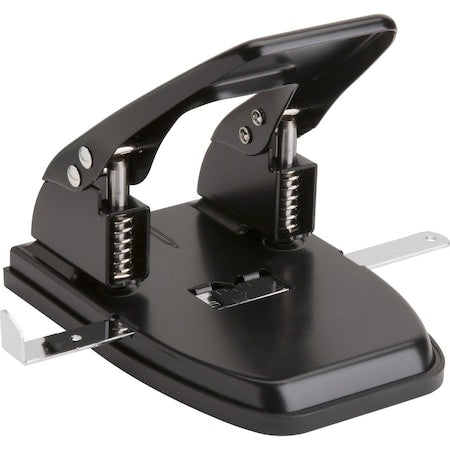 Manual Paper Hole Punch, Black, Round