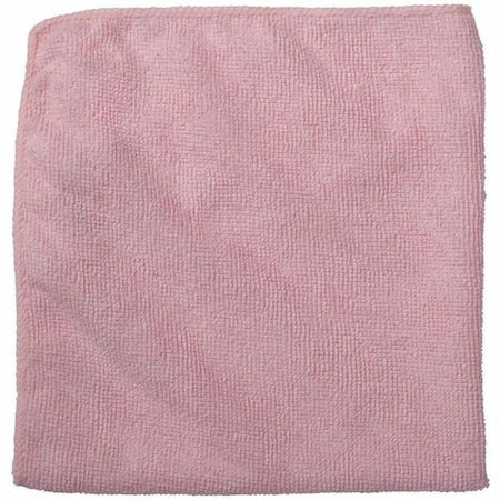 Microfiber Cloth Wipe 16" x 16", Red, 24PK