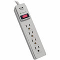 Outlet Strip, Surge, 4 5-15R, 5-15P, 4 ft., Light Gray