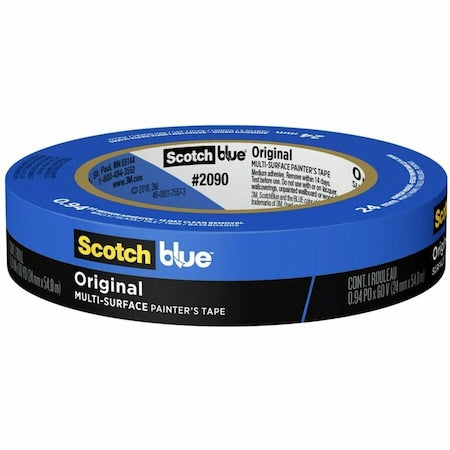 Painter's Tape, 15/16 in W x 60 yd L, 5.4 mil Thick, Blue, Scotch Blue 2090