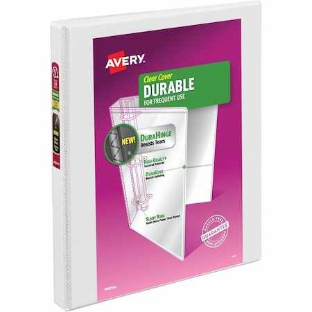 Durable View 3 Ring Binder, 0.5 in Ring