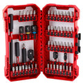 55 pc. Piece Driver Bit Set, 1/4 in Hex Shank Size