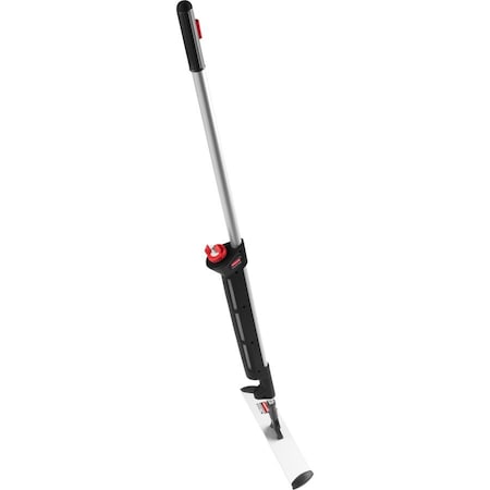 Pulse Mop, Hook-and-Loop Connection, Black, Microfiber