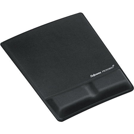 Mousepad w/Microban Wrist Support, Black