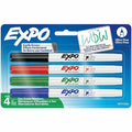 Dry Erase Marker, Capped, Ultra Fine, PK4