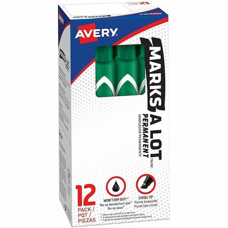 Permanent Marker, Wide, PK12