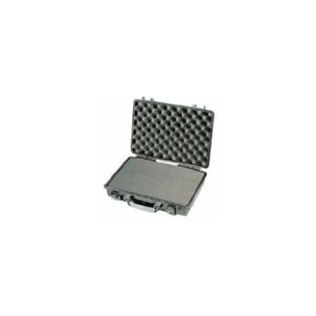 Black Protective Case, 16.88"L x 13.23"W x 4.47"D