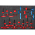 HexKeySet, Hex, T-Handle, T, Long, 17pcs