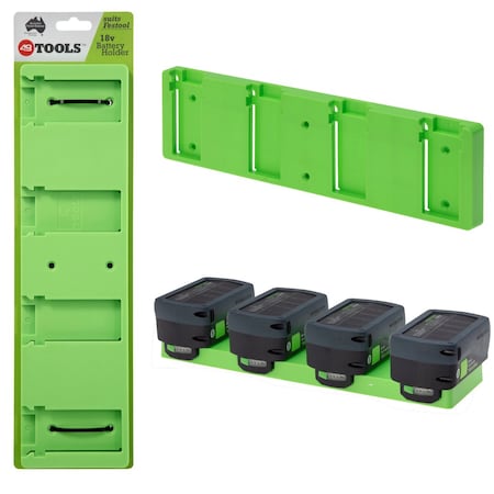 Battery Holder, 14.75 in L, 18 V