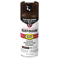 Rust Preventative Spray Paint, Leather Brown, Gloss, Solvent, 12 Oz