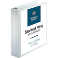 Ring Binder,White,Clear Sleeve