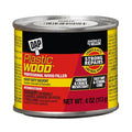 Solvent Wood Filler, Can, White, Plastic Wood