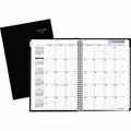 Harcover Monthly Planner,8""X12"",Black