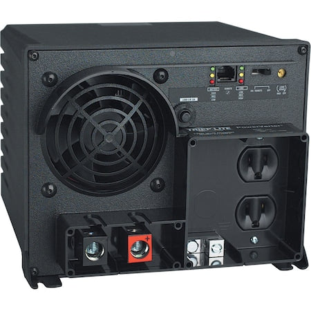 Power Inverter, Modified Sine Wave, 2,500 W Peak, 1,250 W Continuous, 2 Outlets