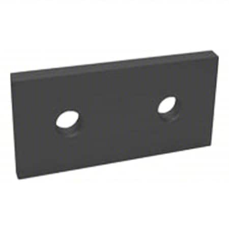 JoiningPlate,Aluminum,Black,3in,11/2in