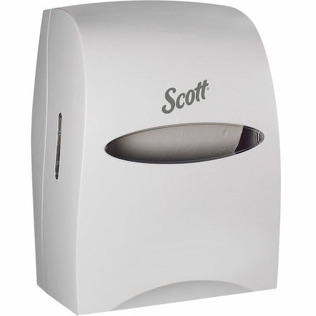 Essential Manual Hard Roll Towel Dispenser (46254), White, 12.63" x 16.13" x 10.2" (Qty 1)