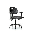 Desk Chair Newport Desk Chair, RT, Tilt AA Glides, Adjustable Arms, 17" to 22" Height, Black; Blue