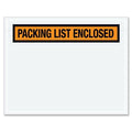 Packing List Envelopes, Orange, PK1000