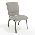 Gray Dot Fabric Church Chair, PK4