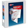 Heavy-Duty View 3 Ring Binder, 4" One To