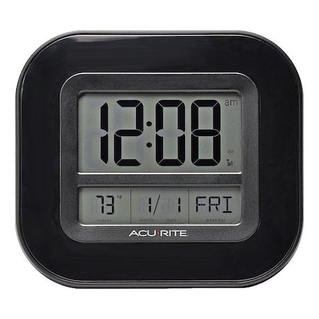 Atomic Digital Wall Clock, 9"