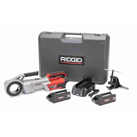 Cordless Pipe Threader Kit, 12R, 4 Ah, 60 V