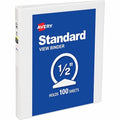 Economy View 3 Ring Binder, 0.5 in Round