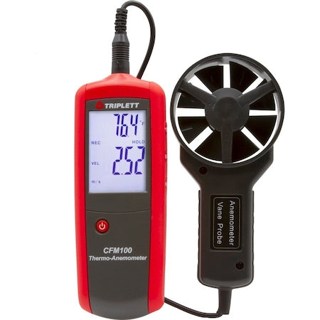 Triplett CFM100 CFM/CMM Thermo-Anemomete