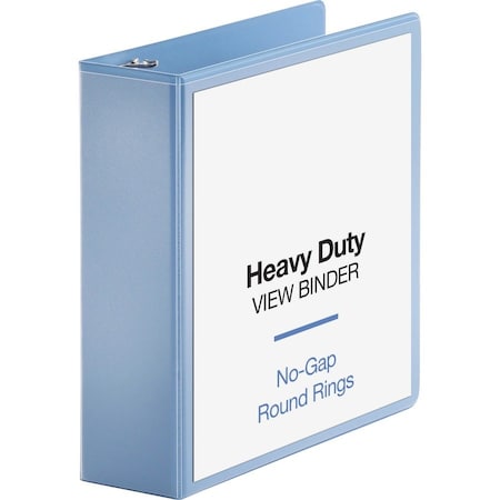 Ring Binder, Light Blue, Clear Sleeve