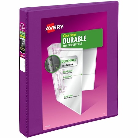 Durable View 3 Ring Binder, 1 in Ring