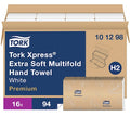 Multifold Paper Towel Sheets, 2 Ply, 94 Sheets, White, 16 PK