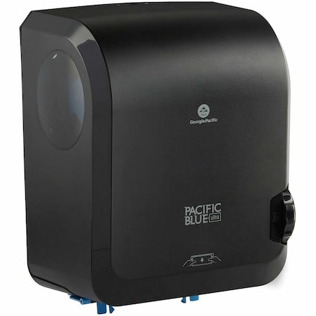 Paper Towel Dispenser, Pacific Blue Ultra, Hardwound, 8 in Paper Towel Wd, Plastic, Black